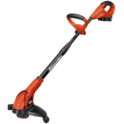 Black and decker cordless trimmer - The BLACK+DECKER LST522 20-Volt Max Lithium-Ion 2-Speed String Trimmer is ideal for trimming areas of overgrowth after mowing and edging along borders, sidewalks and flower beds.